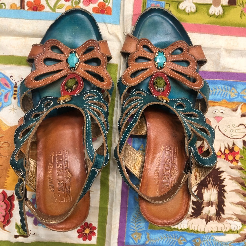 L’Artiste Spring Step strappy heeled sandal size39